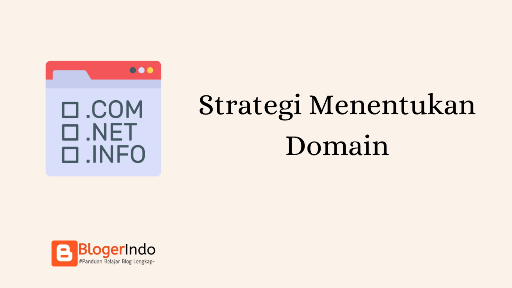 strategi menentukan domain 